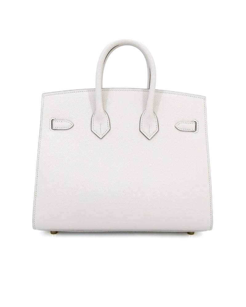 Hermès  Birkin 25 Sellier Epsom Gris Pale