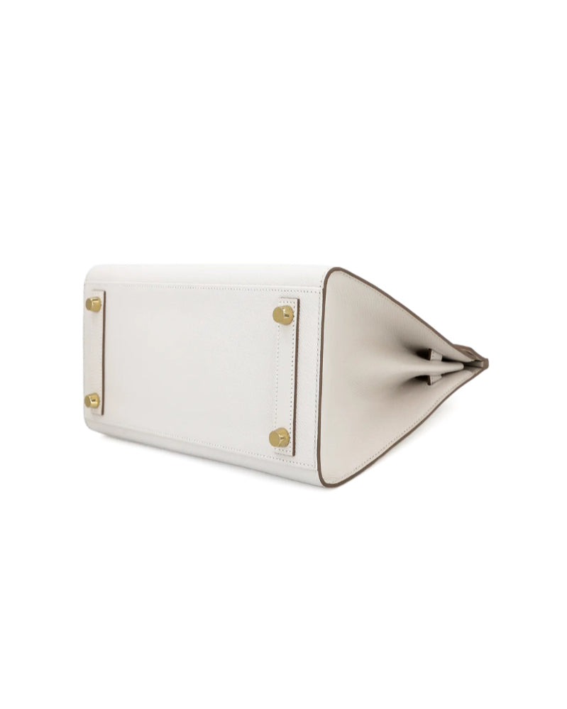 Hermès  Birkin 25 Sellier Epsom Gris Pale