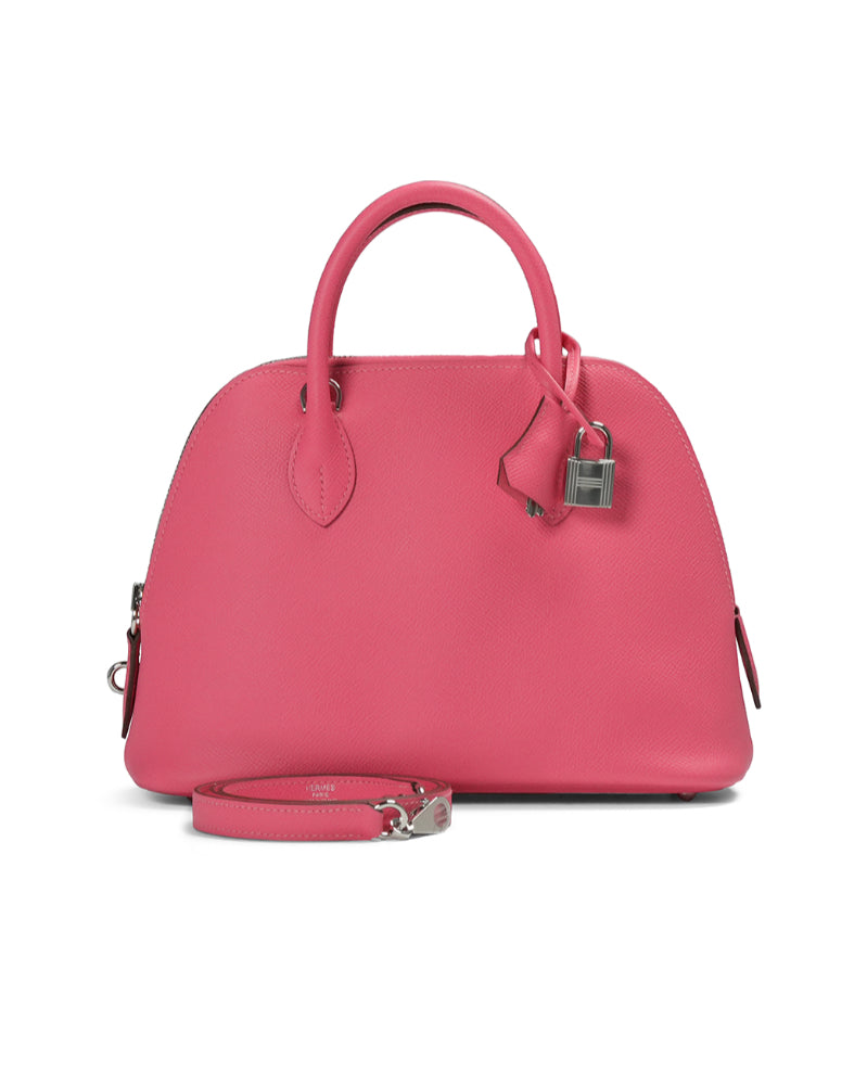 Hermès  Bolide 25 1923 Epsom Rose Azalee