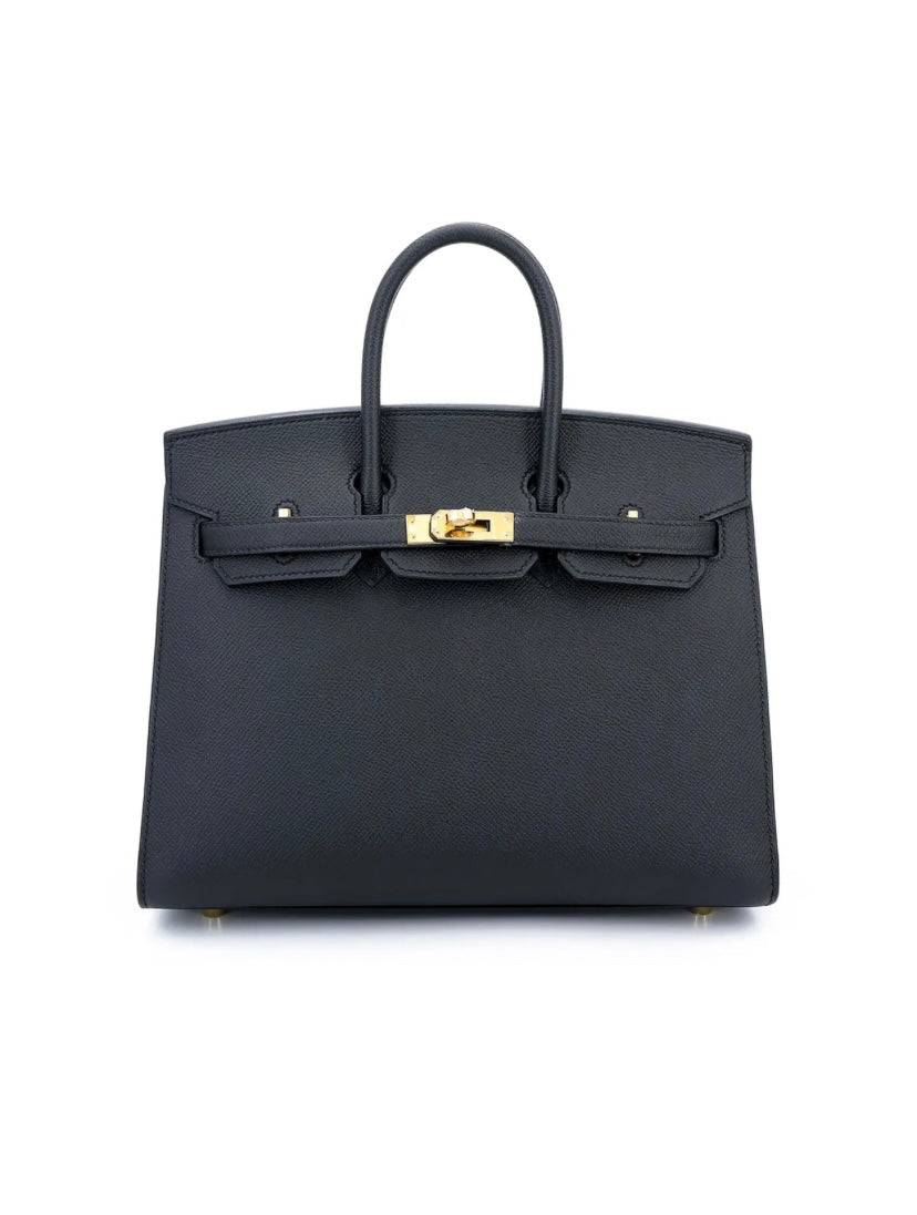 Hermès  Birkin 25 Sellier Epsom Noir