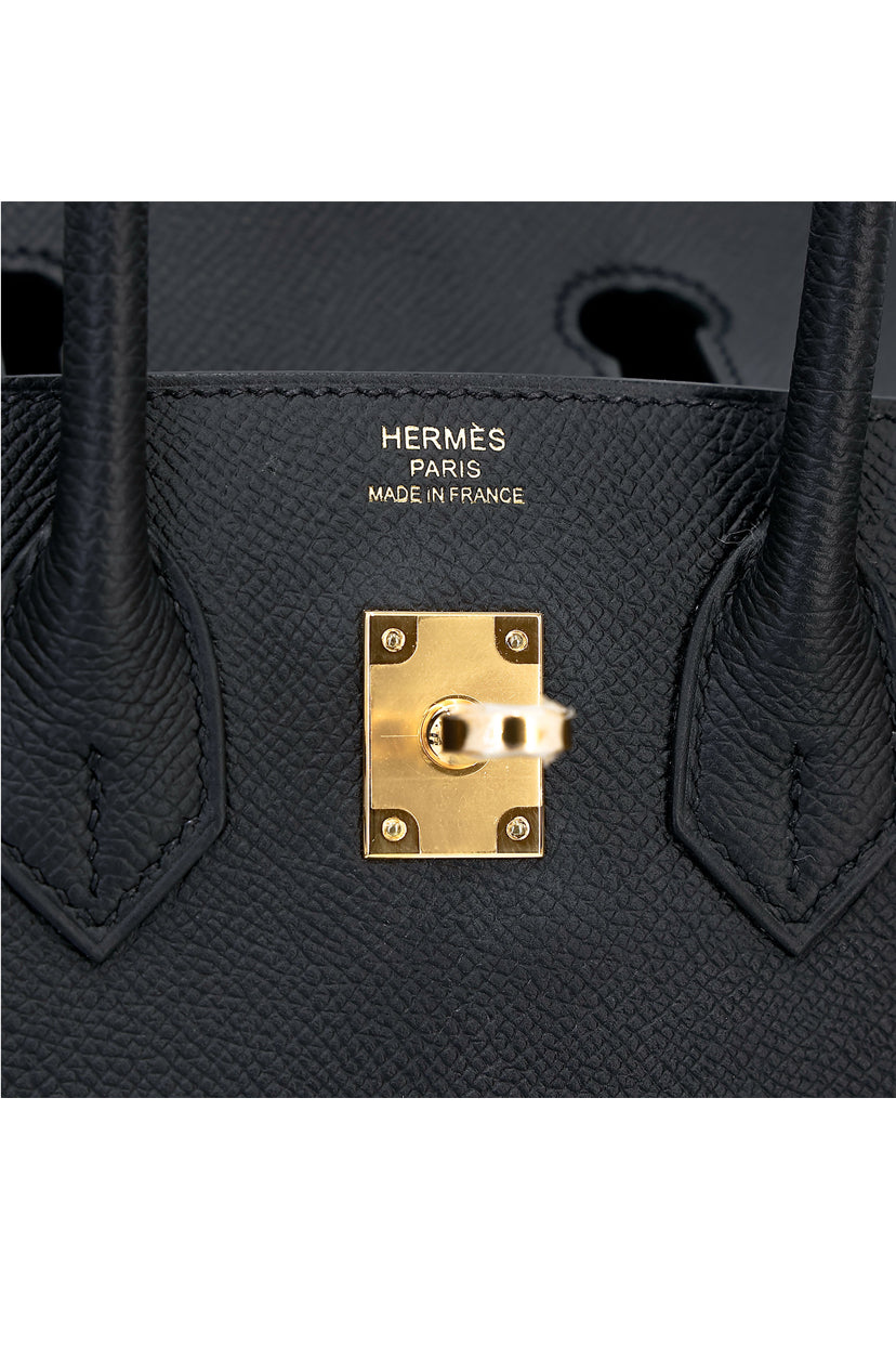 Hermès  Birkin 25 Sellier Epsom Noir